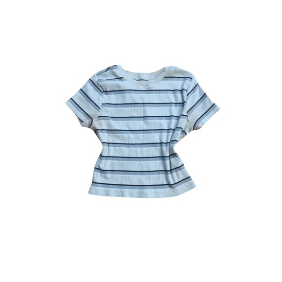 Blue baby tee/ crop top - Picture 1 of 2